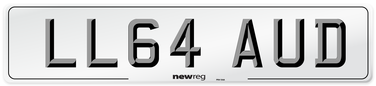 LL64 AUD Number Plate from New Reg